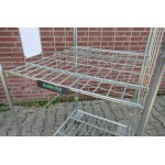 3-Heks rolcontainer, used.